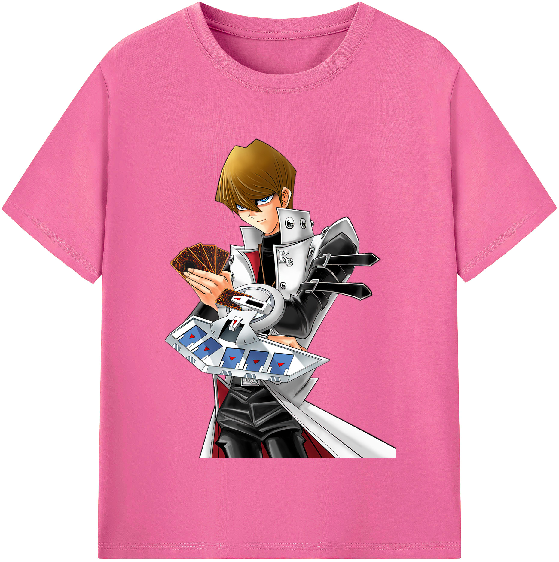 （画像用） 遊☆戯☆王 Yu-Gi-Oh! レディースカジュアルプリントTシャツ（綿100％）